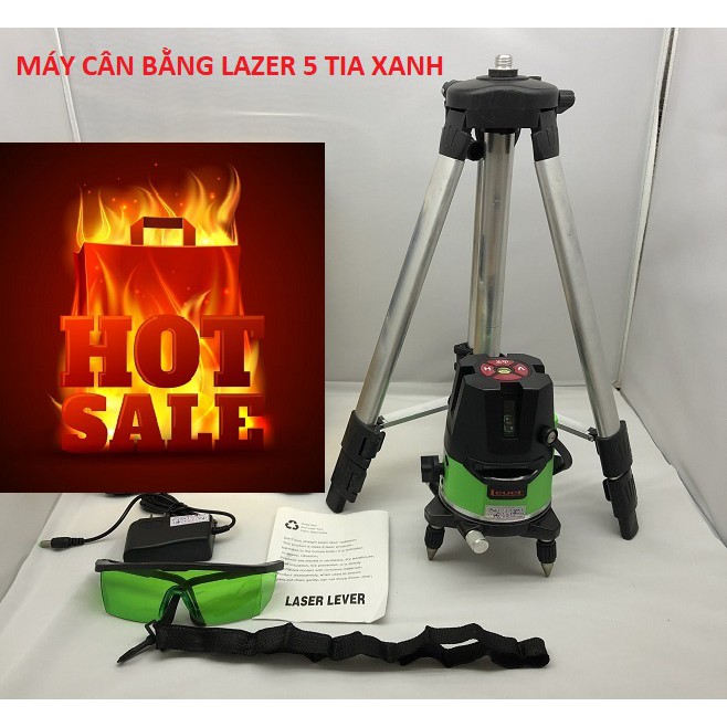 Máy Đo Cân Bằng LASER 5 Tia Xanh, Máy Đo Đạc Xây Dụng Nhà Của