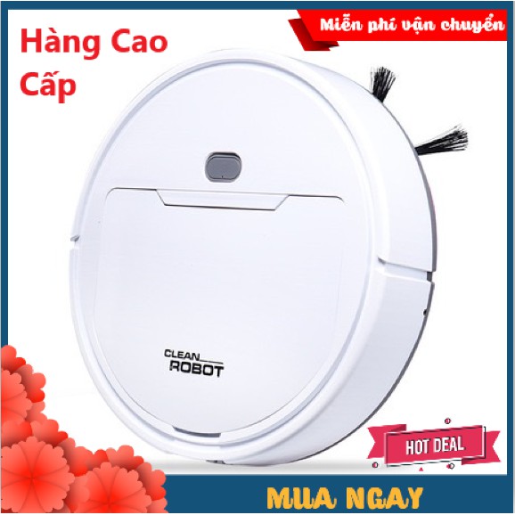 Robot Hút Bụi Thông Minh Smart Clean Super Clear Cao Cấp Cảm Biến Thông Minh