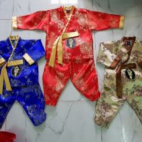 Hanbok  gấm bé trai cao cấp siêu xinh