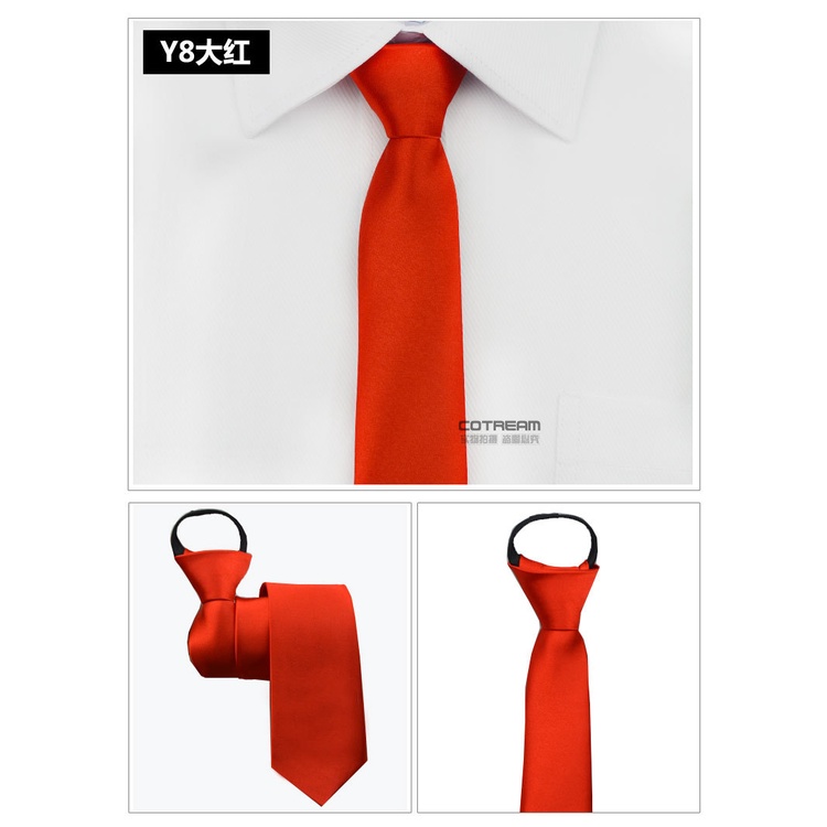 Cà Vạt Nam Bản Nhỏ 5CM Màu Sắc Thanh Lịch