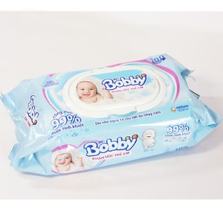Khăn ướt bobby 100 tờ