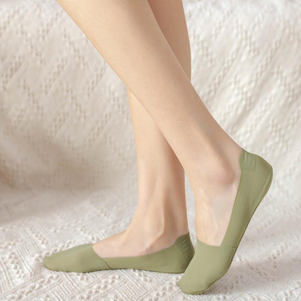 Vớ Nữ Mỏng Chống Trượt Không Đường May Nhiều Màu