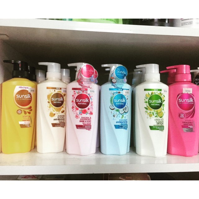 DẦU GỘI - DẦU XẢ SUNSILK SHAMPOO AND CONDITIONER THÁI LAN ĐEN CHUẨN XỊN 400ml