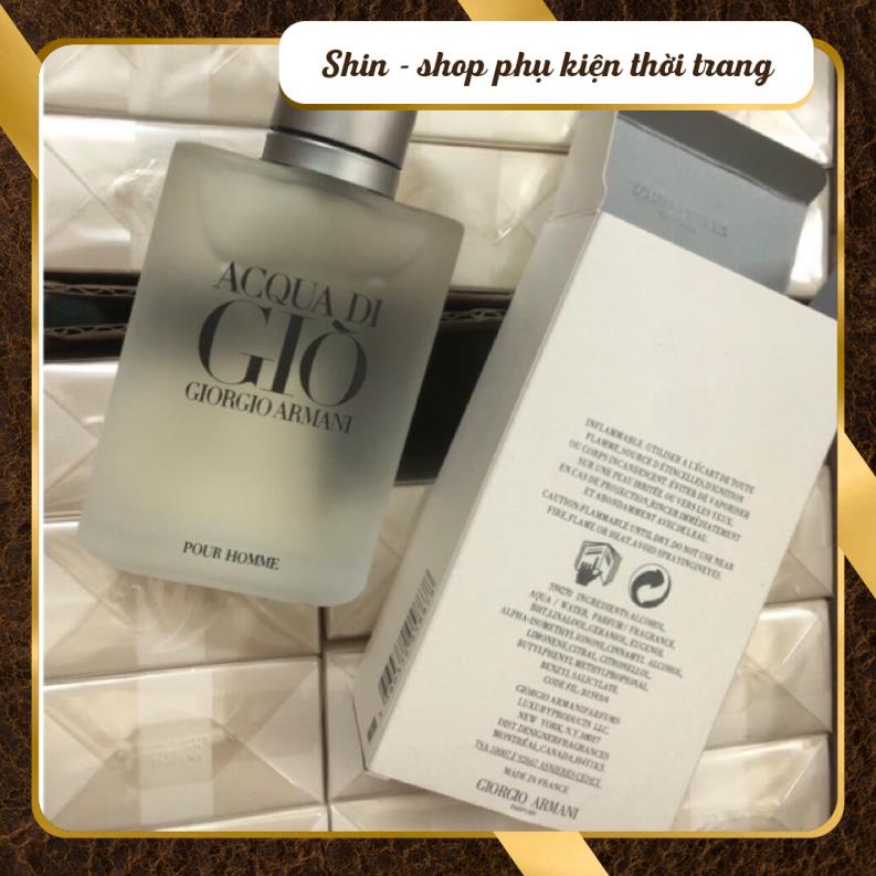 Nước Hoa Nam AQua Di Gio Trắng EDP 100ml hương thơm nam tính - Dầu thơm GIO Trắng cho nam lưu hương lâu - Shin shop | WebRaoVat - webraovat.net.vn