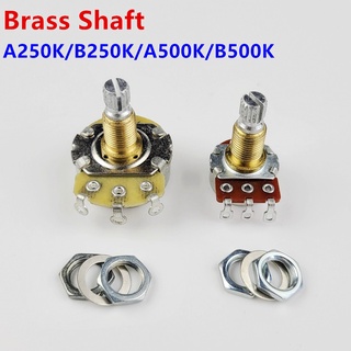 Chiết Áp Trục Đồng Alpha Cho Đàn Guitar Điện A250K / B250K / A500K / B500K