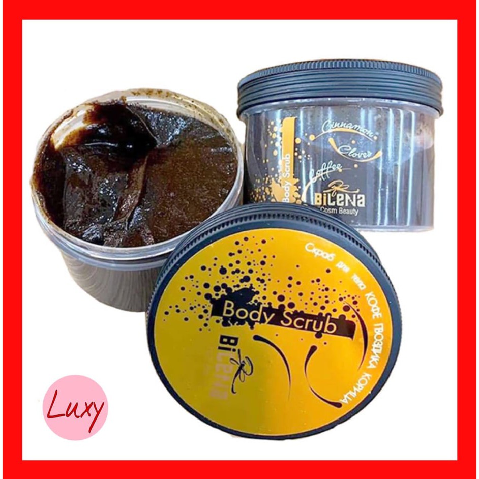 [Chính Hãng] Tẩy Tế Bào Chết Body Coffee Scrub Bilena - Luxy Cosmetics