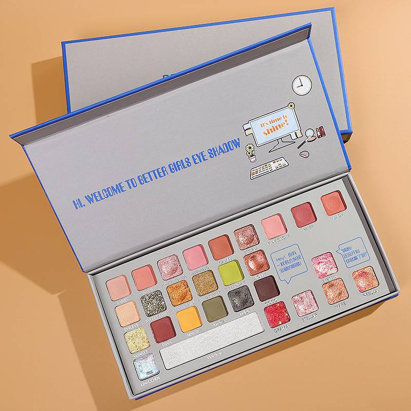 Bảng Phấn Mắt Có 28 Màu Sắc Hiệu Ứng Lì / Ánh Nhũ Kết Hợp Trang Điểm Kháng Nước Và Chống Nhòe Tiện Dụng | BigBuy360 - bigbuy360.vn