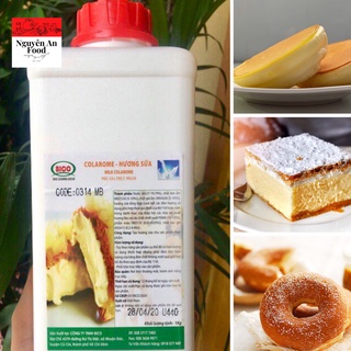Hương sữa tạo màu, tạo mùi trong thực phẩm dùng làm bánh, kẹo chai 1kg