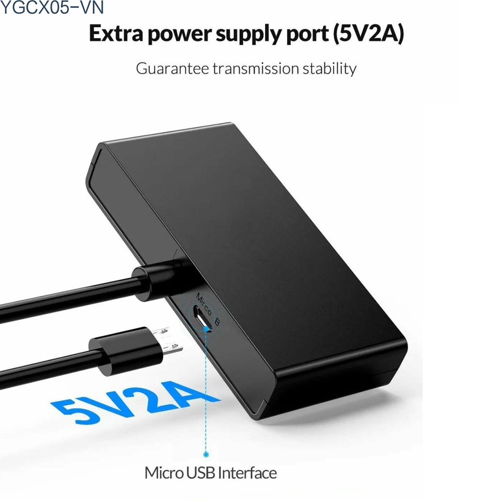 Orico Bộ Chia 4 Cổng Usb 3.0 Tốc Độ Cao Có Cổng Micro Usb Cho Máy Tính Laptop Notebook | BigBuy360 - bigbuy360.vn