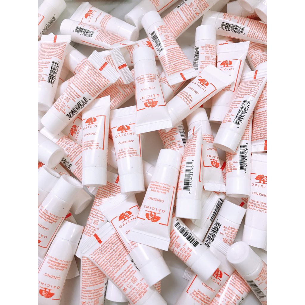 Tinh chất Origins Ginzing into the glow brightening serum 5ml