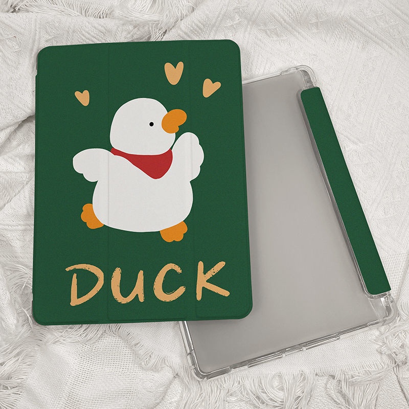 Ốp Máy Tính Bảng Chống Sốc Hình Vịt Dễ Thương Cho Ipad Mini 1/2/3/4/5/6 Air 1/2/3/4/5 Pro 10.5'' 11'' 2018 2020 2021 5/6th Gen Air 5