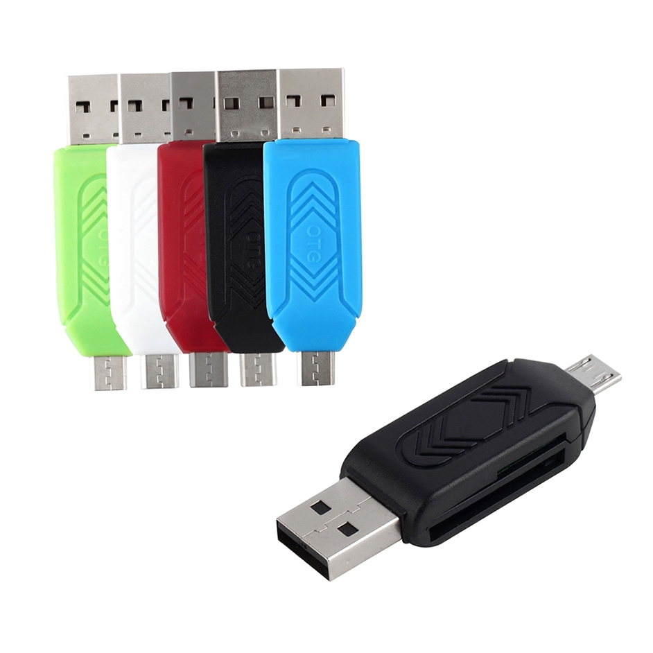 Đầu Đọc Thẻ Nhớ Usb Otg Tf T-Flash Cho Điện Thoại / Pc