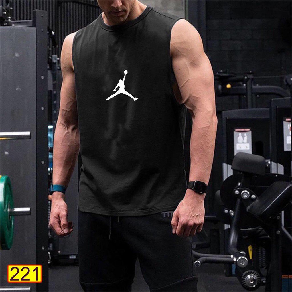 Áo ba lỗ nam bóng chày, áo thun nam tanktop tập gym co giãn 4 chiều-GUVADO