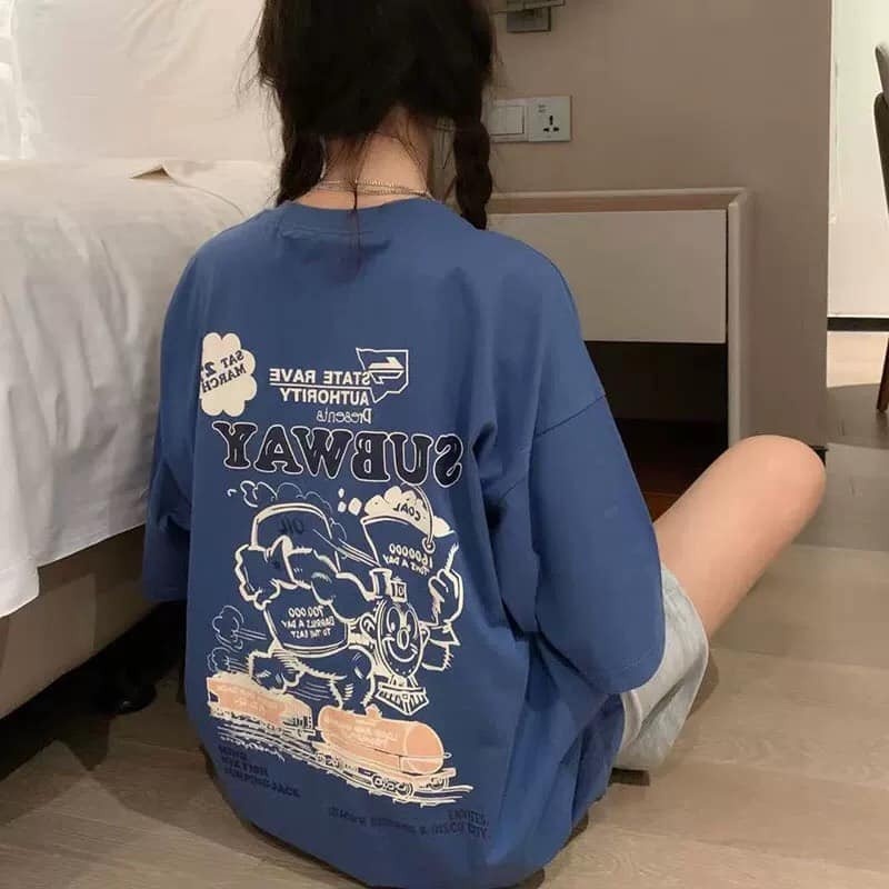 Áo thun tay lỡ nam nữ Unisex, áo phông Unisex form rộng ATL05