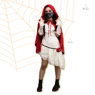 Red riding hood - áo choàng đỏ - halloween - cosplay