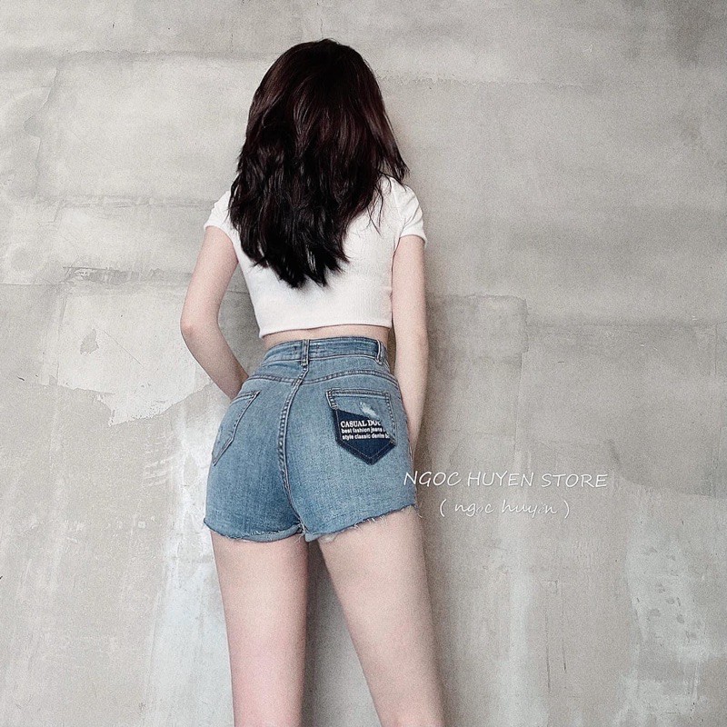 chân váy quần jeans , short rút dây jean nữ lưng siêu cao, co giãn tốt ( hình thật kèm video) | BigBuy360 - bigbuy360.vn