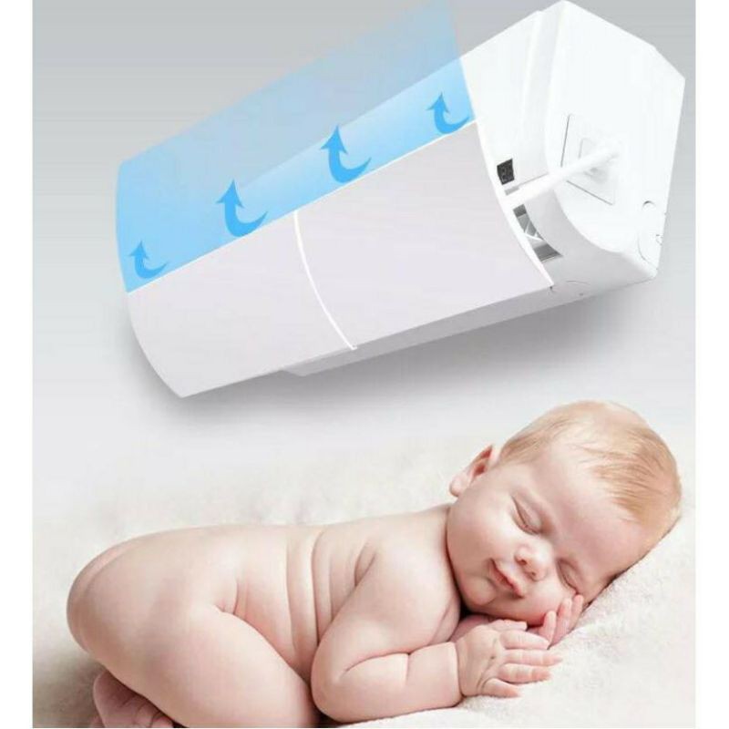 Tấm Chắn Đổi Hướng Gió Máy Lạnh Điều Hòa - Điều Chỉnh Hướng Gió - Cản Gió Giường Ngủ