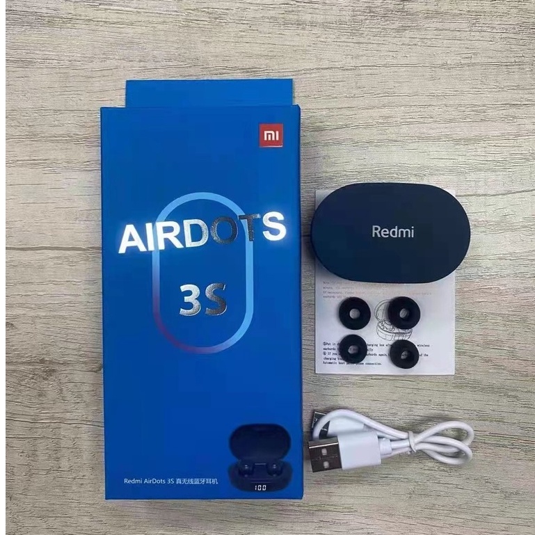 Tai nghe nhét tai không dây tws Redmi Airdots 3S  Bluetooth 5.1 Mi chống ồn kèm cáp sạc Type C