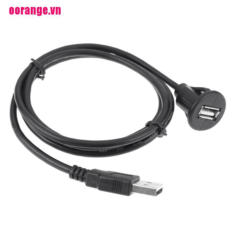 Dây Cáp Nối Dài 1m Cổng Usb 2.0 Cho Xe Hơi
