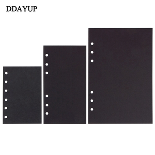 Sổ Tay 6 Vòng A5 / A6 / A7 Màu Đen
