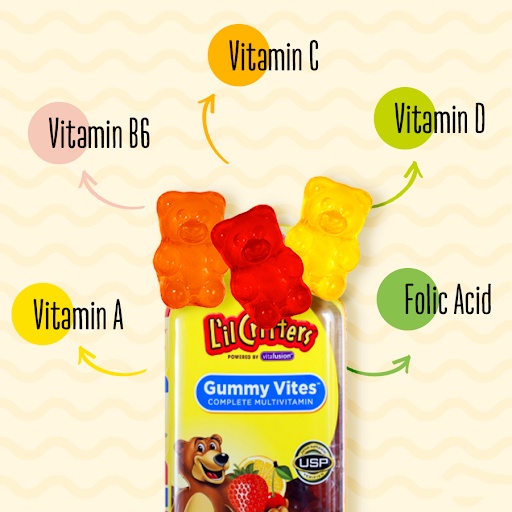 Kẹo Dẻo Bổ Sung Vitamin Gấu Lil'Critter Gummy Vites Multivitamin Complete Cho Trẻ Từ 2 Tuổi 300 Viên