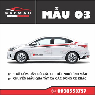 TEM XE HYUNDAI ACCENT (7 MẪU MỚI NHẤT)