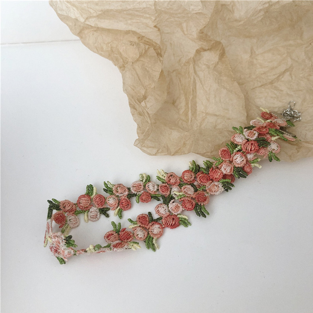 vòng cổ Nữ Mặt Hoa Đính Đá Thời Trang