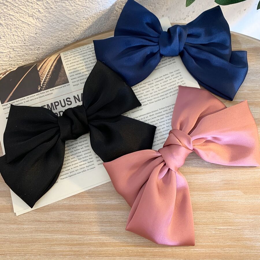 Kẹp Tóc Hình Nơ Lớn Dành Cho Nữ