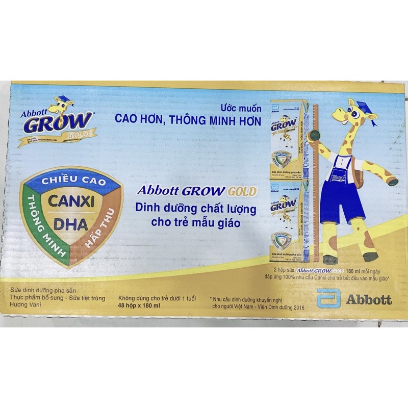 sữa bột pha sẵn grow abbott 180ml