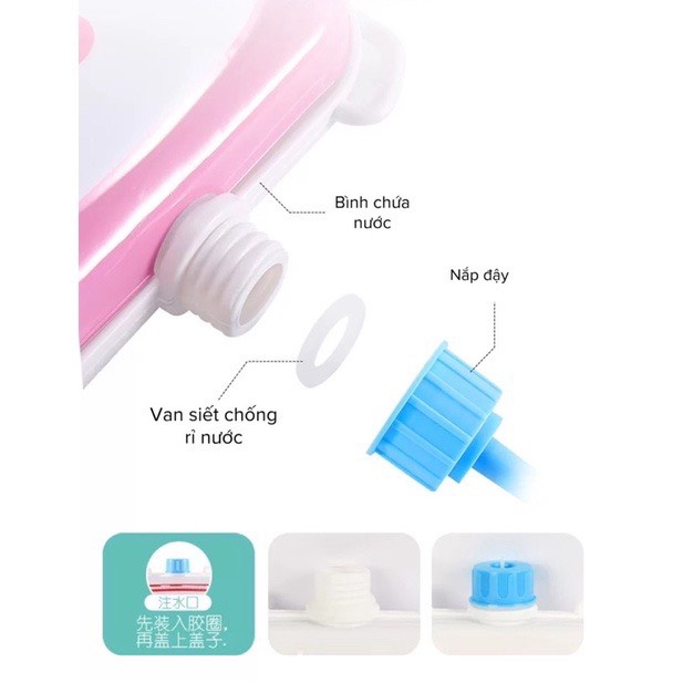 Ba lô súng phun nước Thiên Thần cho bé, dung tích 2000ml, đồ chơi ngoài trời, thế giới đồ chơi 1104