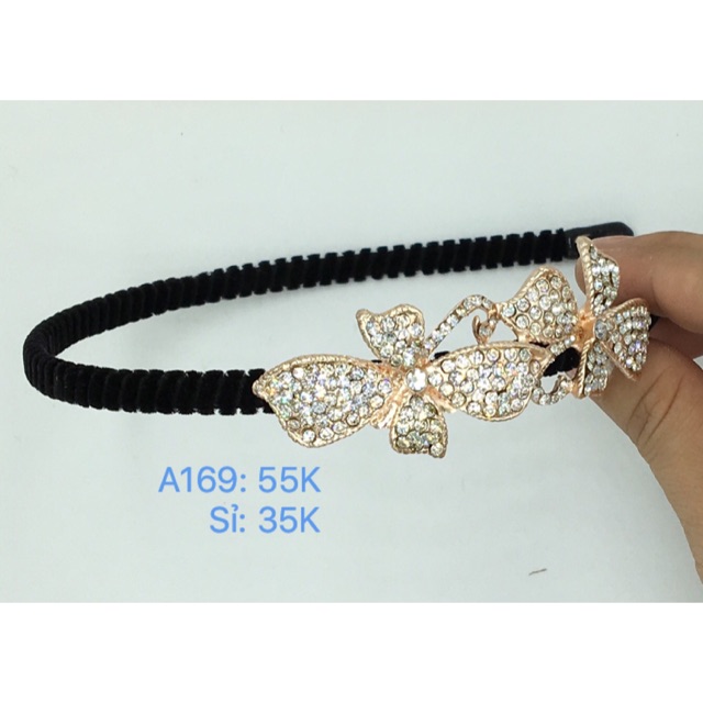 Cài tóc đính đá sang trọng