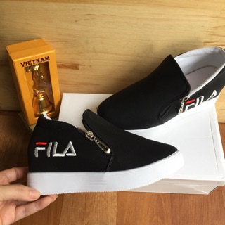 Giày độn đế Fila kéo khoá