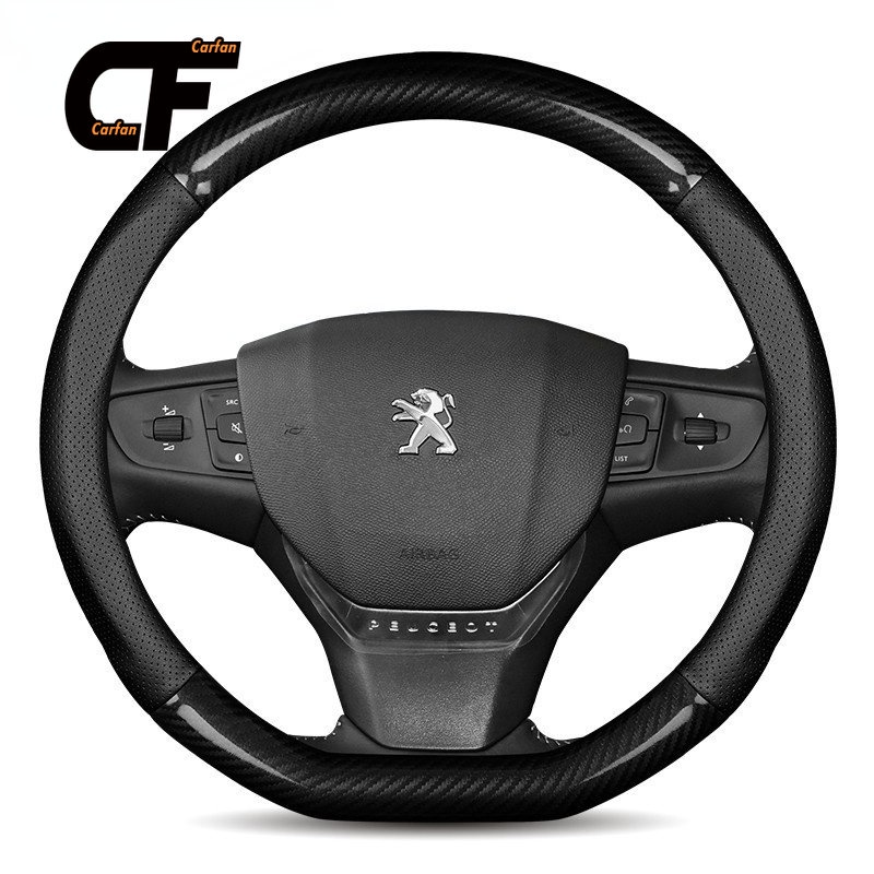 PEUGEOT Bọc Vô Lăng Xe Hơi Peugeot308 207 208 206 3008 508 307 408 107 2008 4008 5008 508l Bằng Da