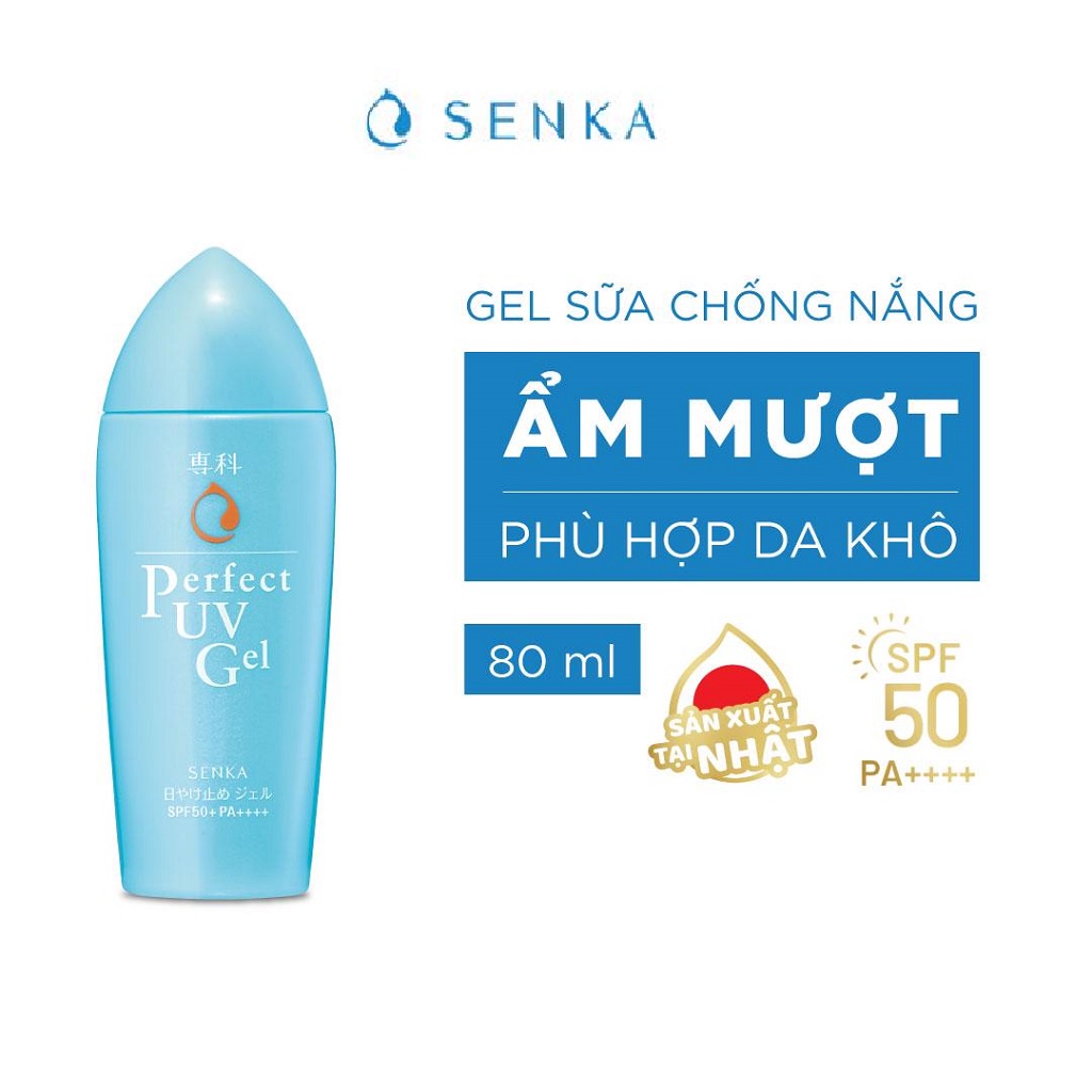 Gel Sữa Chống Nắng Senka Perfect UV Gel 80ml