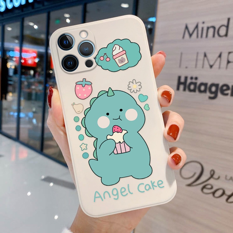 Ốp lưng IPhone cạnh vuông Khủng Long Simpson 6plus/6s/6splus/7/7plus/8/8plus/x/xr/xs/11/12/13/14/pro/max/plus/promax BV