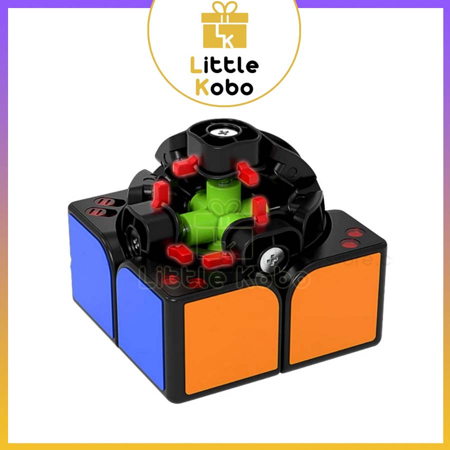 Rubik 2x2 QiYi X-man Flare 2x2 M XMD Rubic 2 Tầng Có Nam Châm Stickerless Không Viền (Hãng Mod)