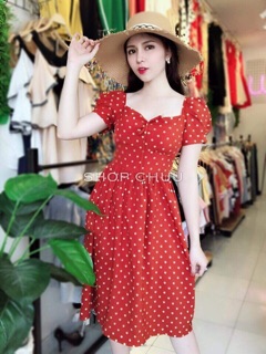 Đầm chấm bi