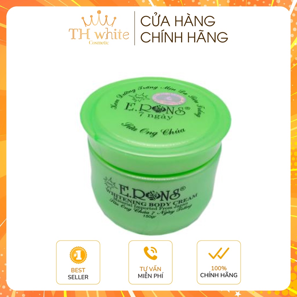 Kem Dưỡng Trắng Da Toàn Thân Sữa Ong Chúa Erons 150g