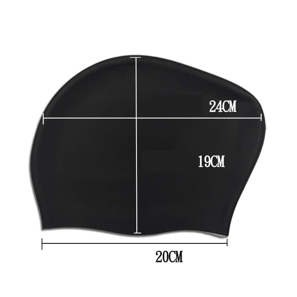 MYRONGVN Mũ Bơi Silicone Chống Thấm Nước Độ Co Giãn Cao Tiện Dụng