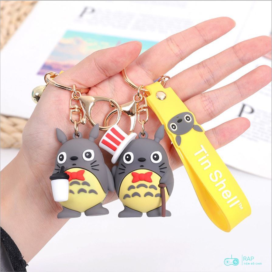 Móc khóa, móc túi hoạt hình Totoro dễ thương nhiều biểu cảm cute dùng làm quà tặng, dây treo balo, túi xách, ví cầm tay