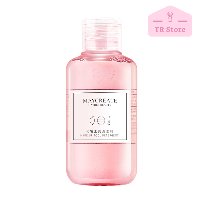 Dung dịch rửa cọ trang điểm, mút trang điểm M'aycreate 157ml | BigBuy360 - bigbuy360.vn