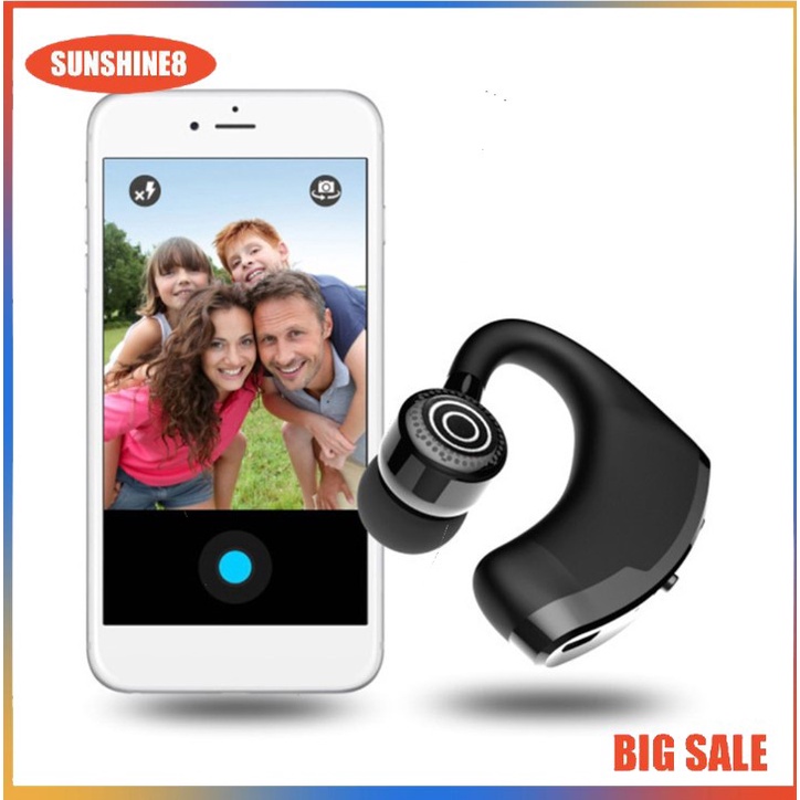 V9Tai Nghe Bluetooth  Phong Cách Doanh Nhân Sang Trọng cao cấp cực chất điều khiển bằng giọng nói