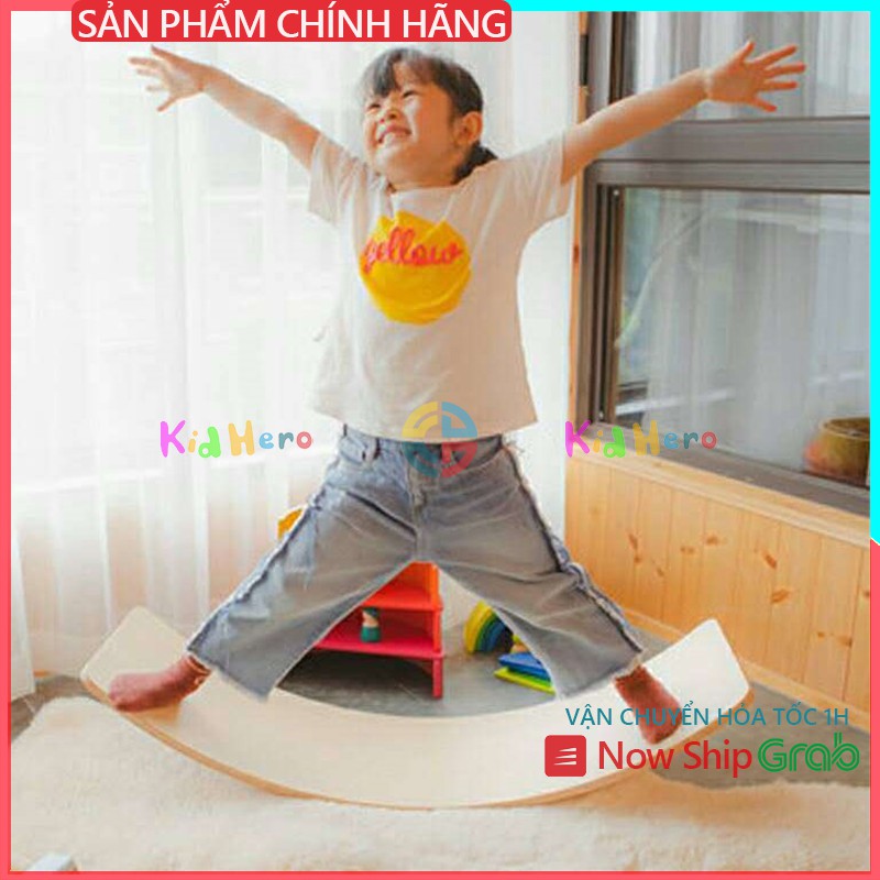 Ván Thăng Bằng Yoga Cho Trẻ Em Theo Bài Tập Montessori, Ván Bập Bênh Đa Năng - Dòng Sản Phẩm Kích Hoạt Não Không Gian