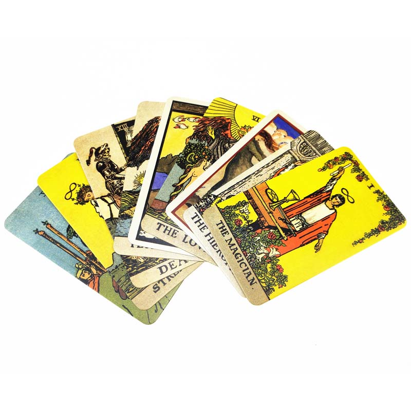 Bộ bài Tarot 78 lá không viền phiên bản tiếng anh