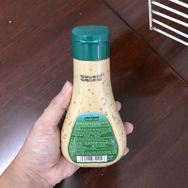 [DATE 09/2020] Xốt Salad Mè Rang Roasted Sesame Golden Farm 250ml