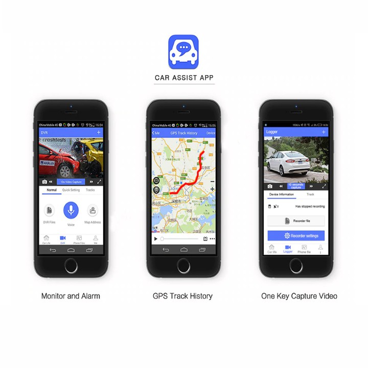 Camera hành trình đặt taplo xe hơi, ô tô cao cấp WHEXUNE K600 tích hợp 4 camera, Android Wifi GPS, cảnh báo ADAS. | BigBuy360 - bigbuy360.vn