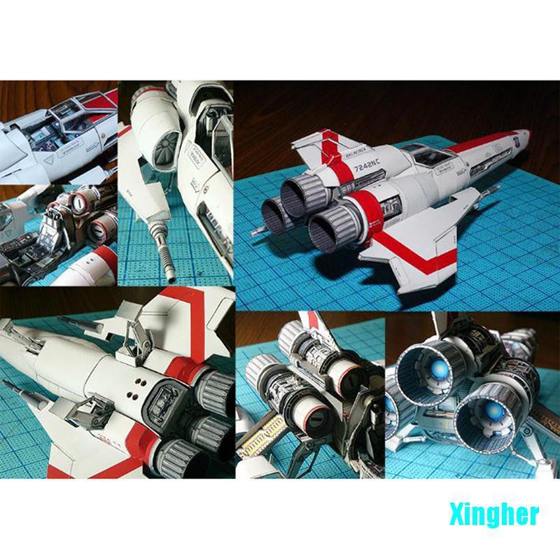 Mô Hình Tàu Chiến Battlestar Viper 2 Viper Mk2 3d Diy