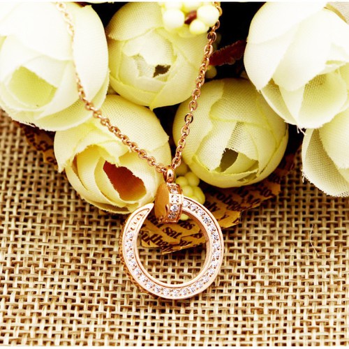 Dây Chuyền Nữ Mặt Cây Đinh Đính Đá Nhân Tạo Thép Titan Ko Rỉ TT 3620