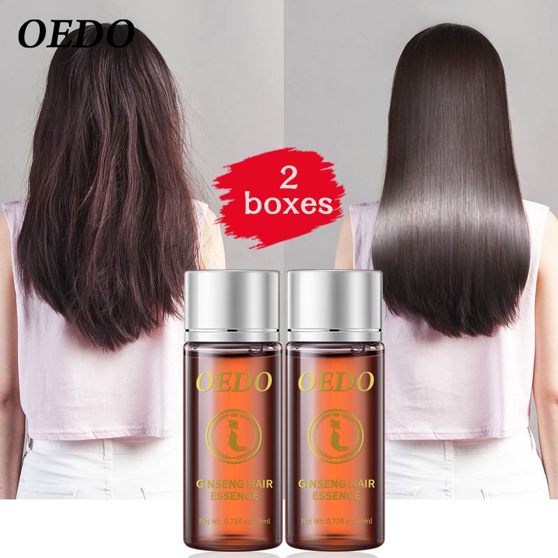 Set 2 serum tinh chất nhân sâm OEDO kích thích tóc mọc dày phục hồi chân tóc mạnh mẽ nhanh chóng