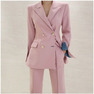 Set áo khoác Blazer + quần dài thanh lịch cho nữ